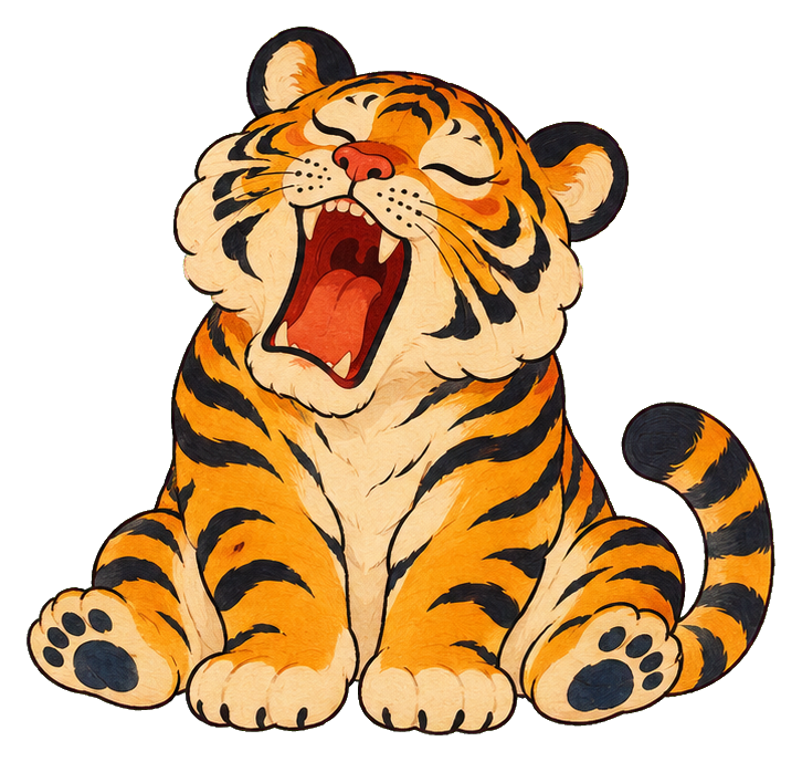 Preview for Folk Tiger Sleepy Yawn