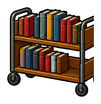 Preview for Book Cart Sticker