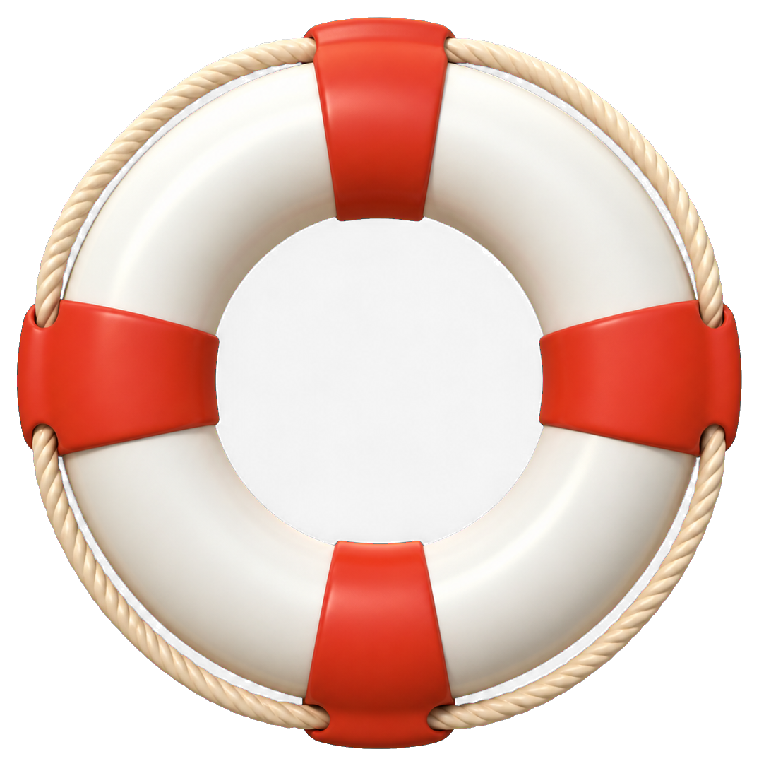 Preview for Plain Lifebuoy Sticker Graphic