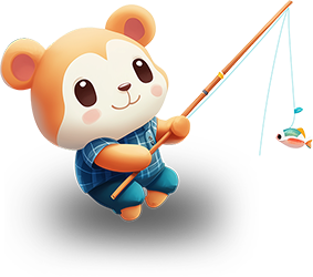 Preview for Cartoon-mouse-fishing-illustration-character-sticker-8524b