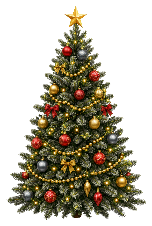 Preview for Christmas Tree Sticker For Holiday Designs