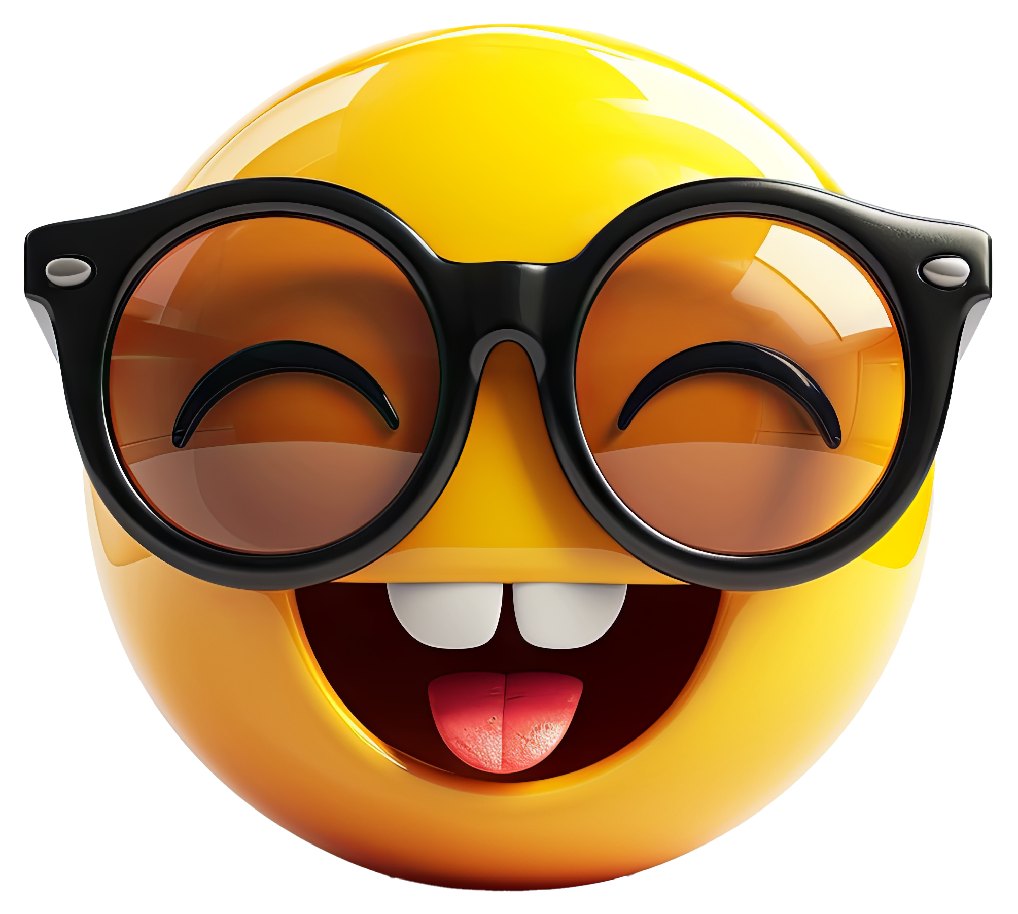 Preview for Cool-smiling-emoji-sunglasses-3d-emoji-sticker-7235c
