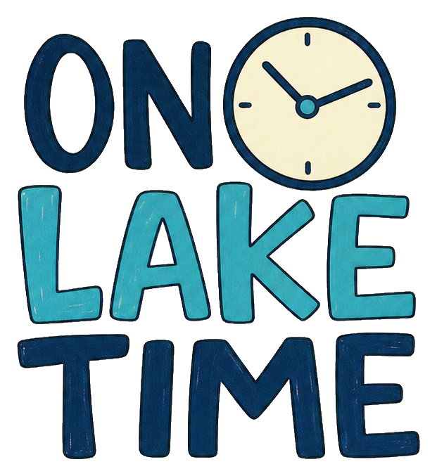 Preview for On Lake Time Lake Clock Sticker
