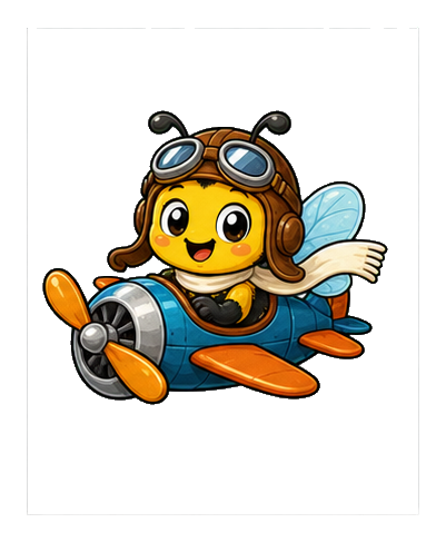 Preview for Pilot Bee Sticker