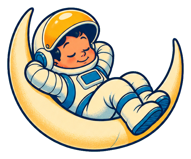 Preview for Sleepy Astronaut On The Moon