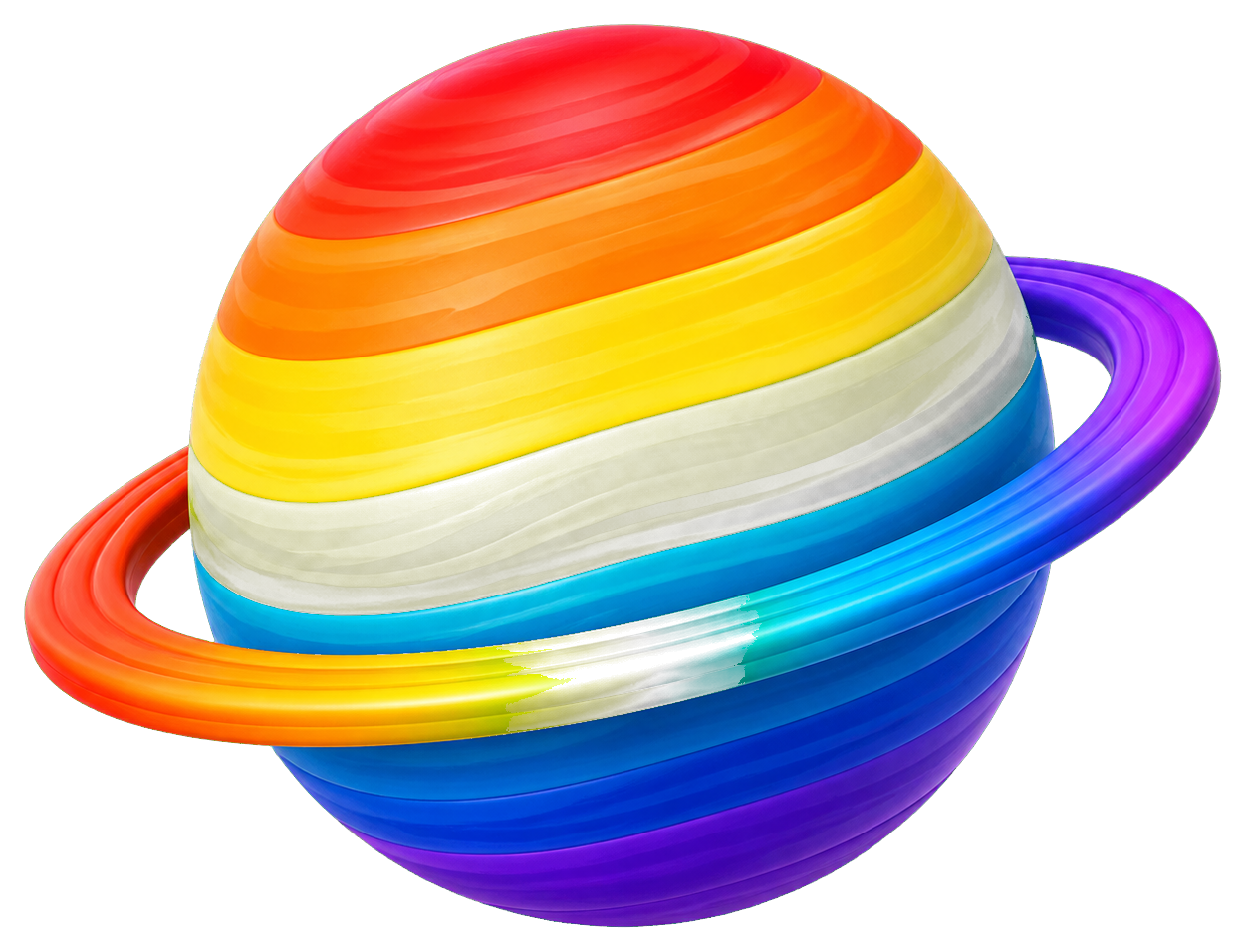 Preview for Rainbow Planet Sticker For Creative Designs