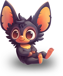 Preview for Cartoon-bat-character-design-animal-sticker-40e69