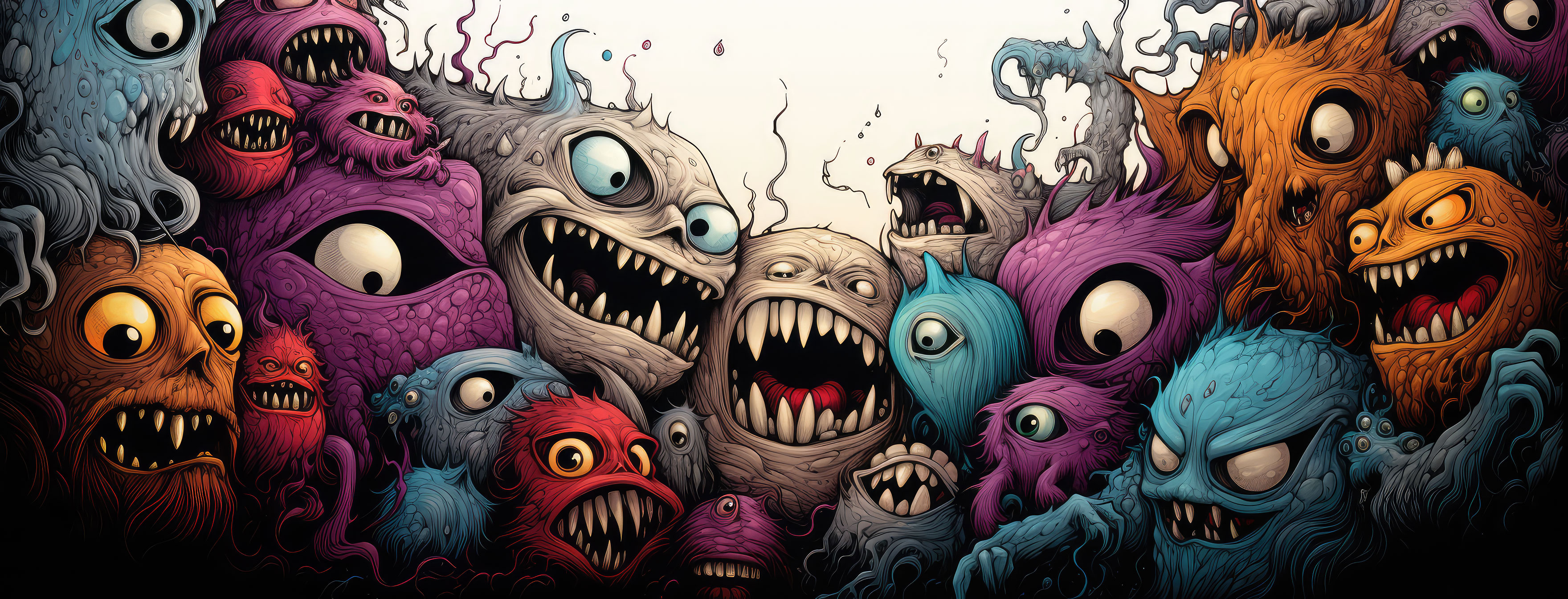 Preview for Cartoon-monsters-illustration-halloween-cover-background-5d662