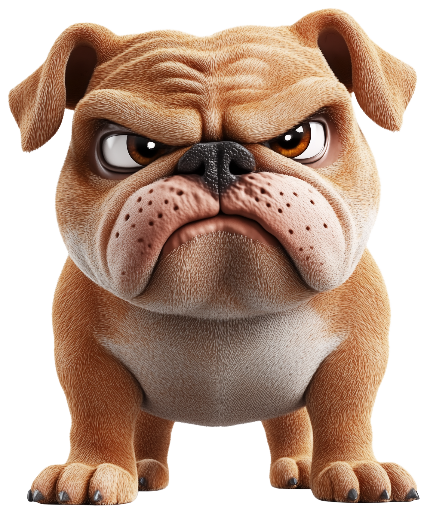 Preview for Cute Bulldog Emoji Sticker For Pizap Designs