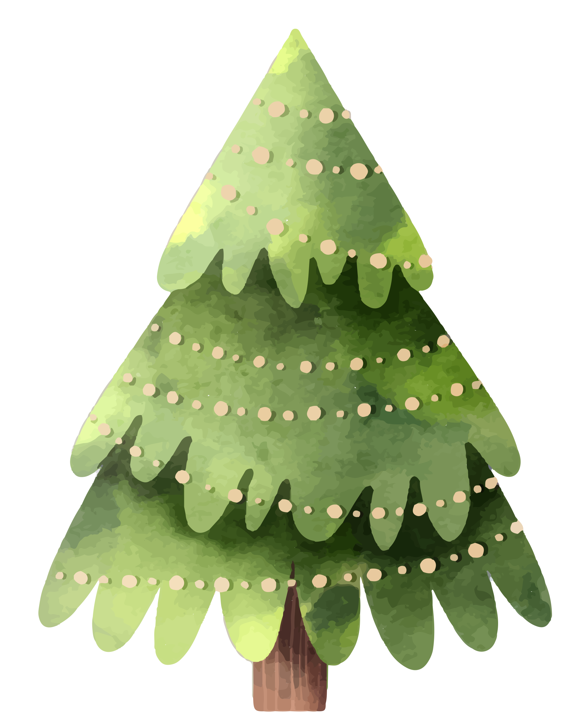 Preview for Watercolor-christmas-tree-illustration-sticker-b5bbd