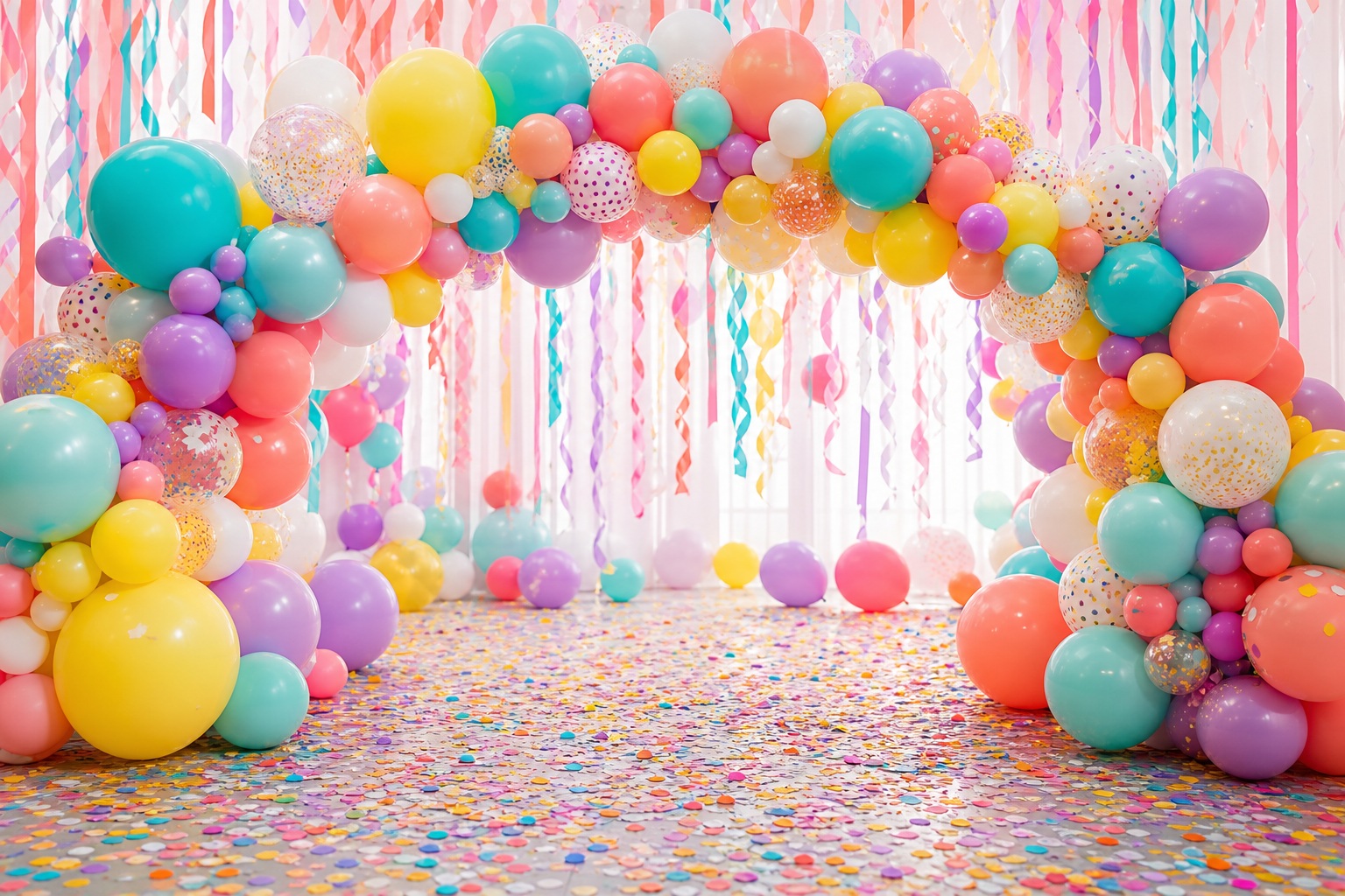 Preview for Birthday Balloon Arch Background