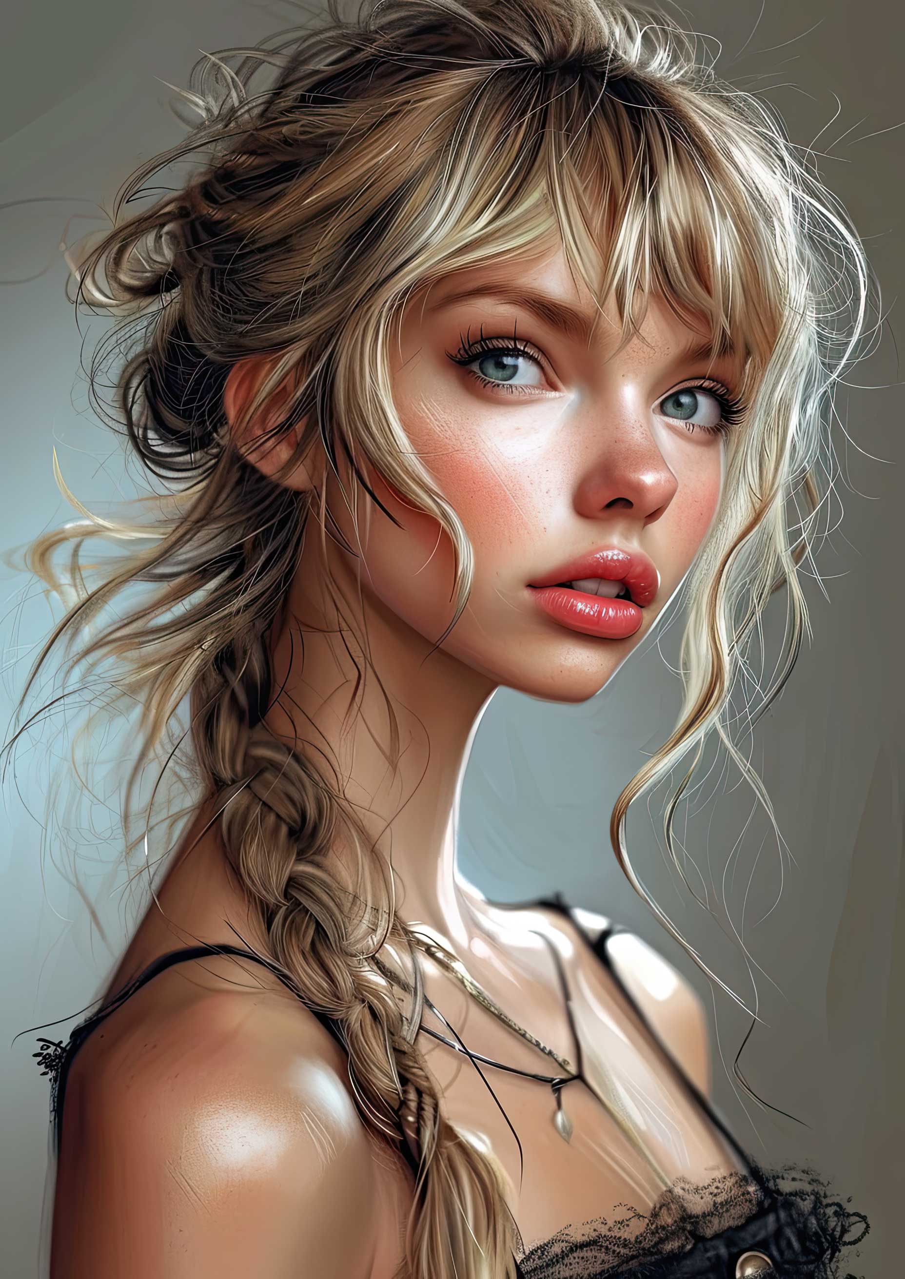 Preview for Blonde-woman-portrait-art-celebrities-background-296bf