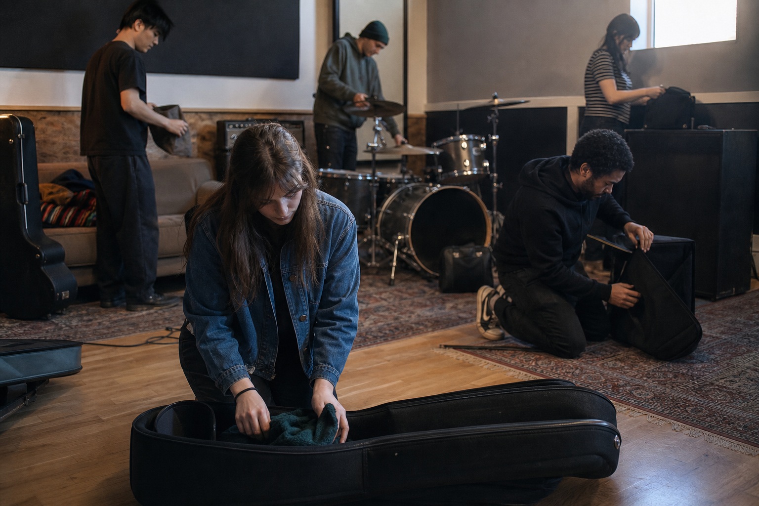 Preview for Band Rehearsal Room Stock Background