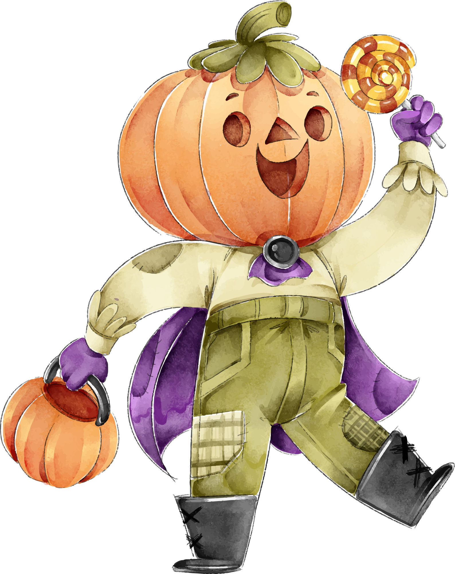 Preview for Halloween-pumpkin-character-pumpkins-sticker-23292