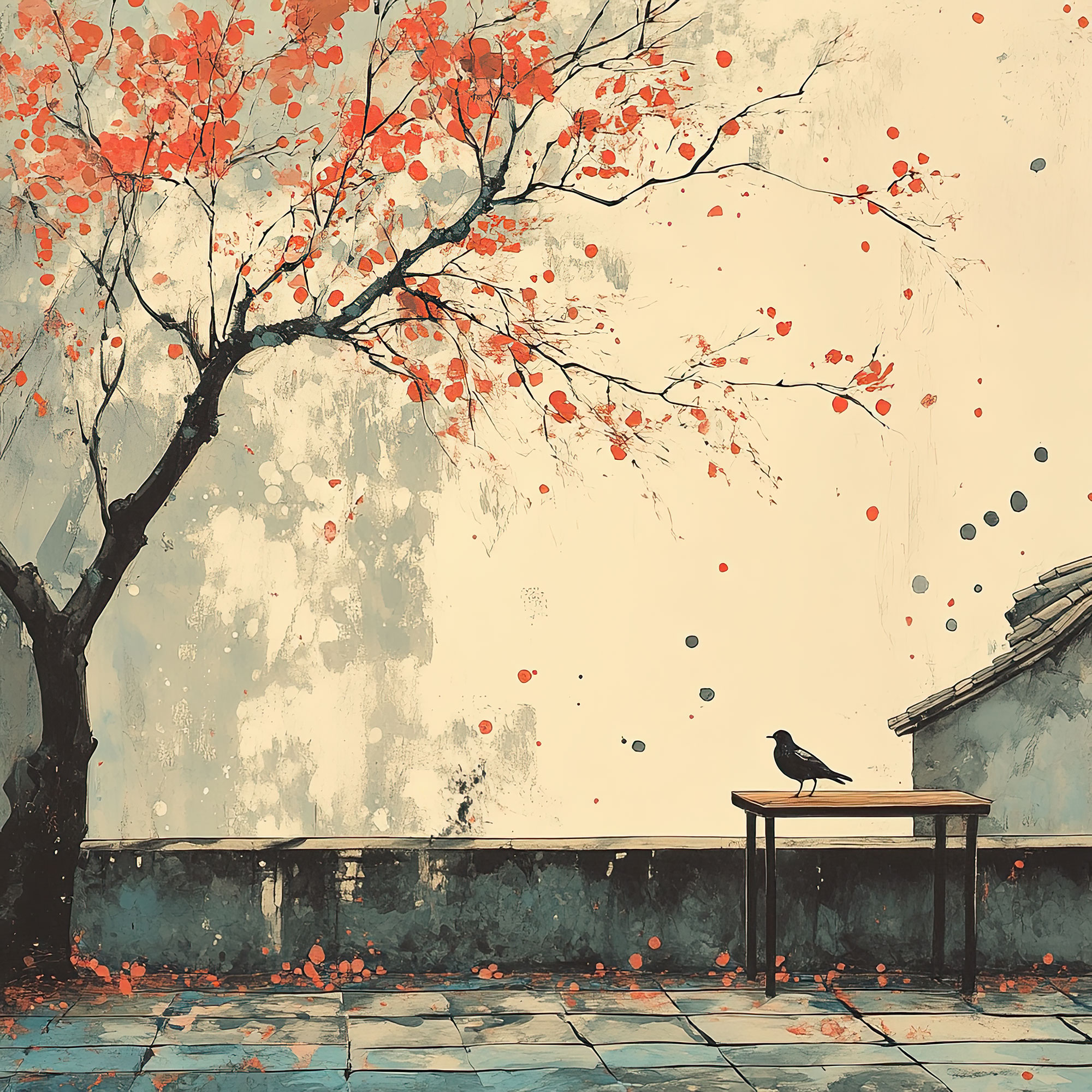 Preview for Serene-autumn-scene-nature-backdrop-background-a324f