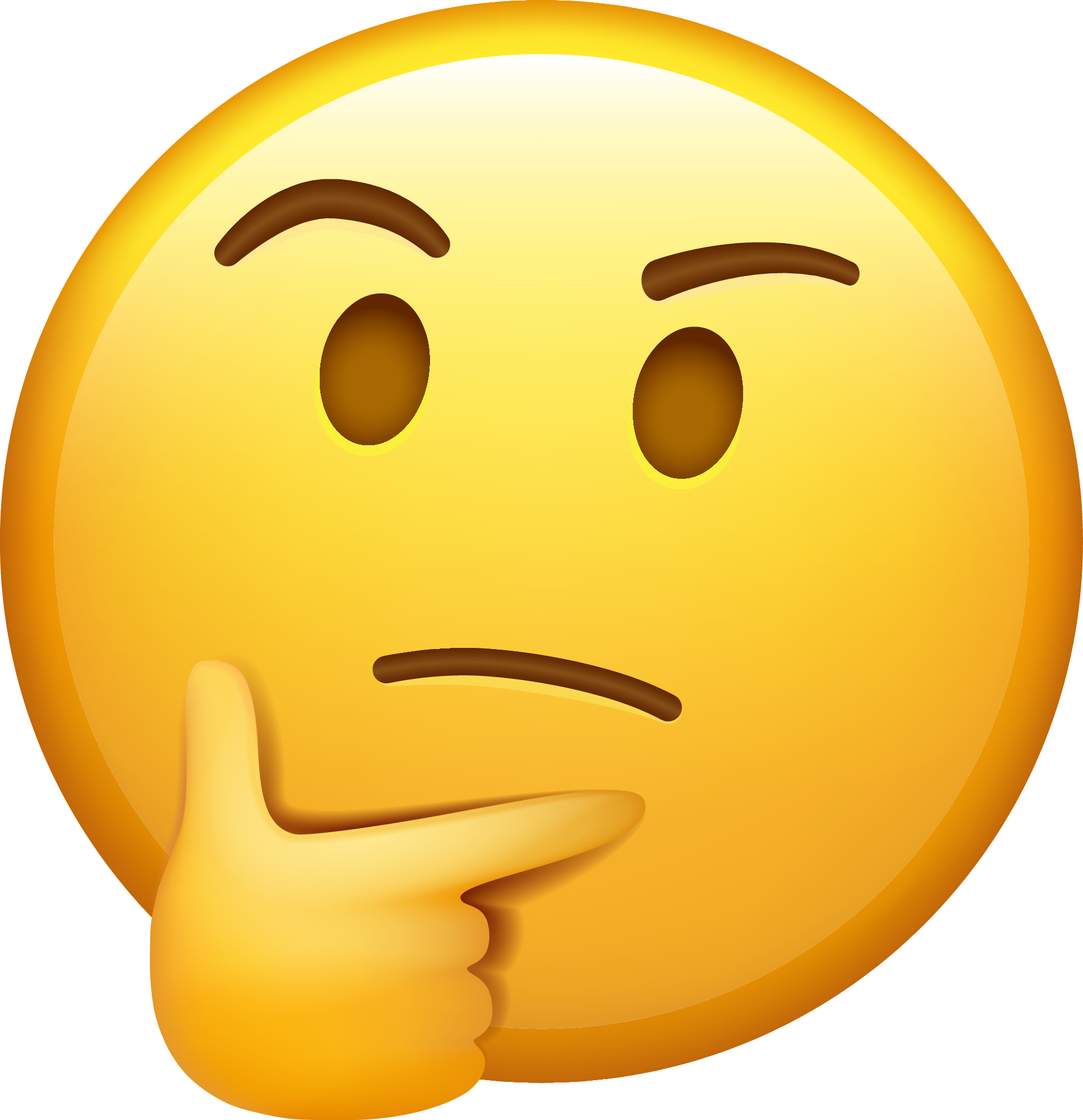 Preview for Thinking-face-emoji-emoji-classic-sticker-08e22