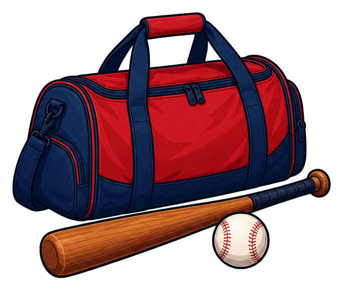 Preview for Baseball Duffel Sticker For Sports Designs