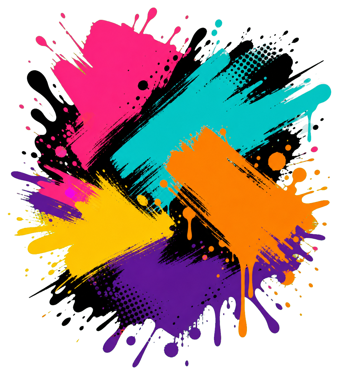 Preview for Color Block Badge Sticker