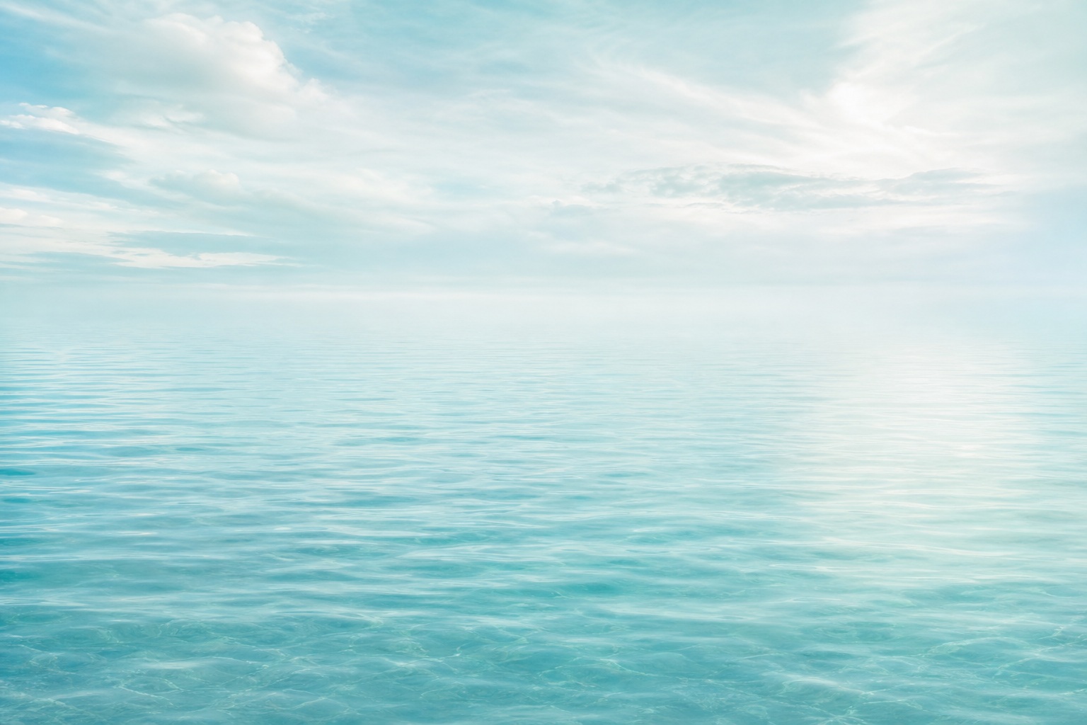 Preview for Pale Aqua Ocean Horizon Background
