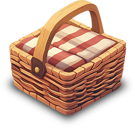 Preview for Picnic-basket-illustration-islandobjects-sticker-08496