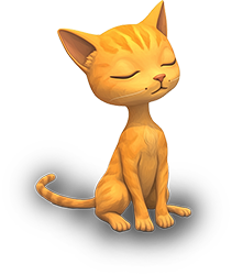 Preview for Serene-orange-cat-illustration-animal-sticker-38d0f