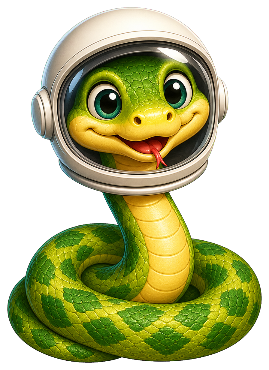Preview for Snake In Space Helmet Sticker