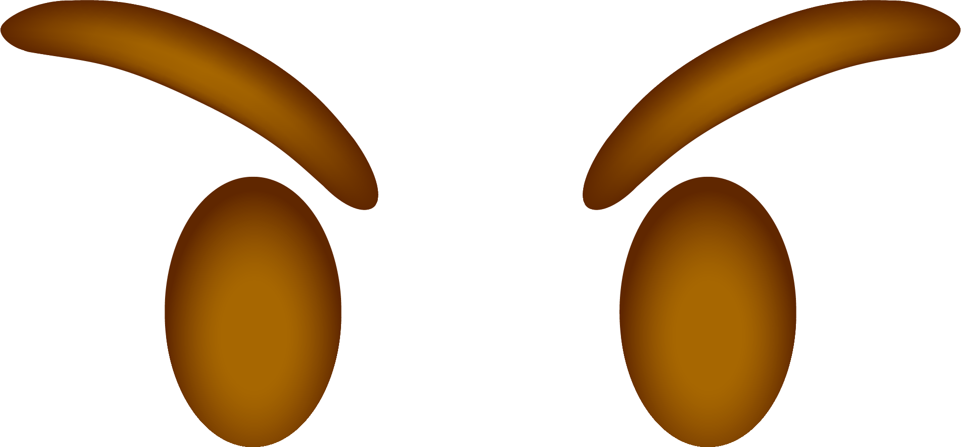 Preview for Orange-eyes-graphic-emoji-eyes-sticker-b374e