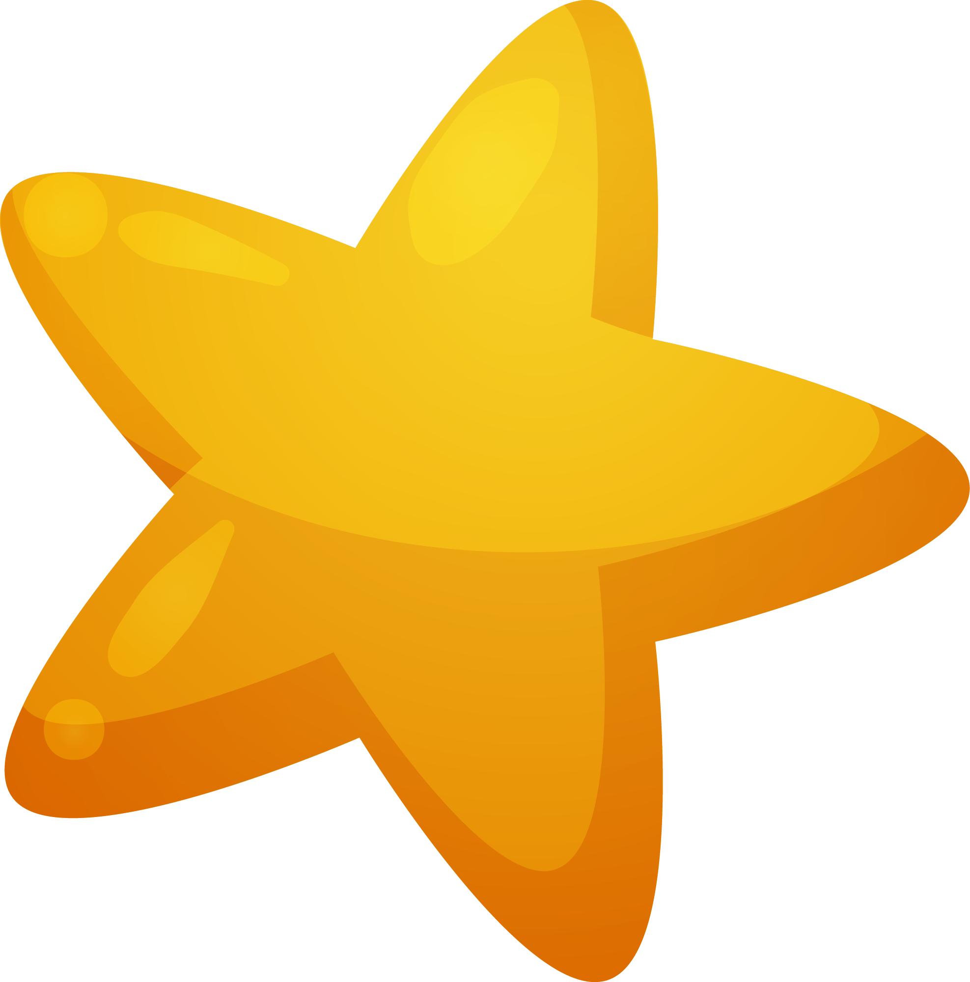 Preview for Yellow-star-icon-halloween-sticker-a4461