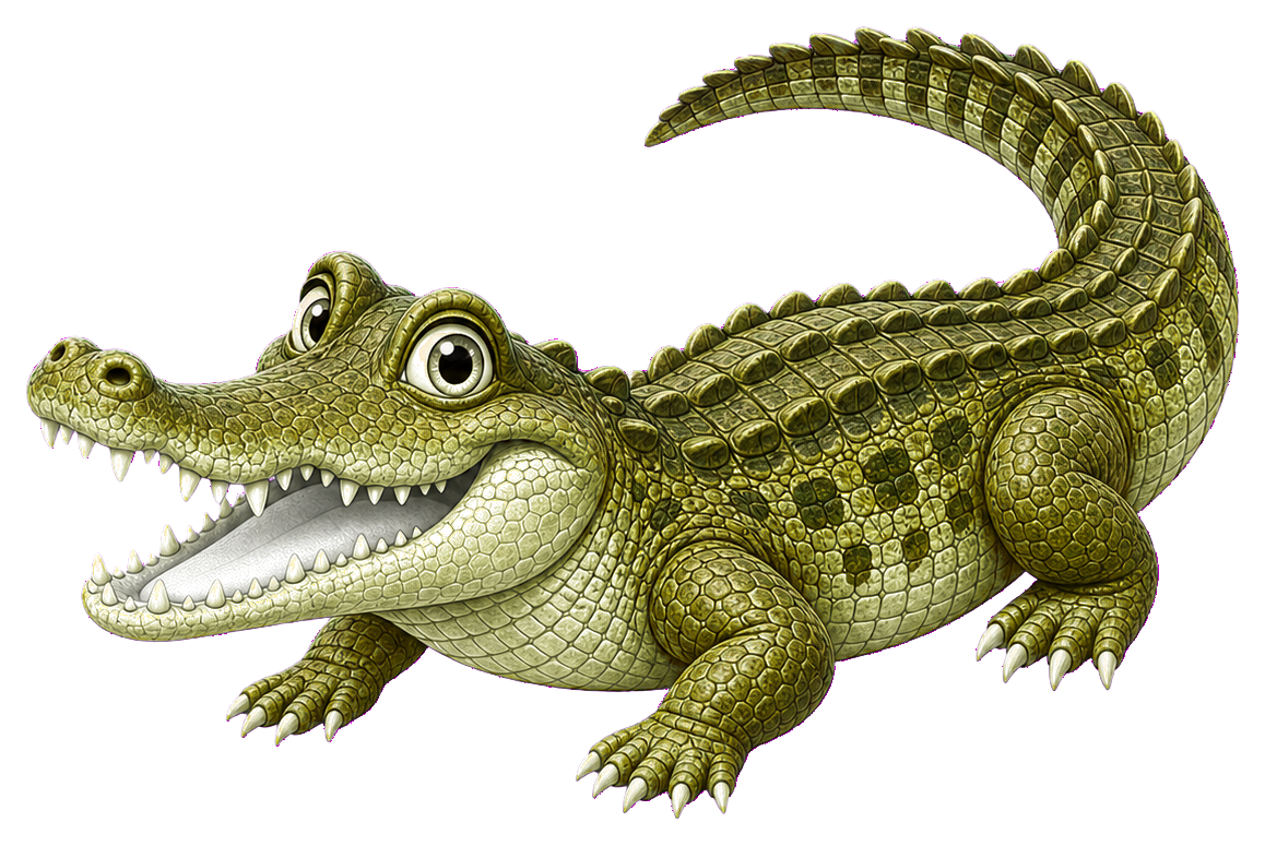 Preview for Crocodile Sticker Graphic