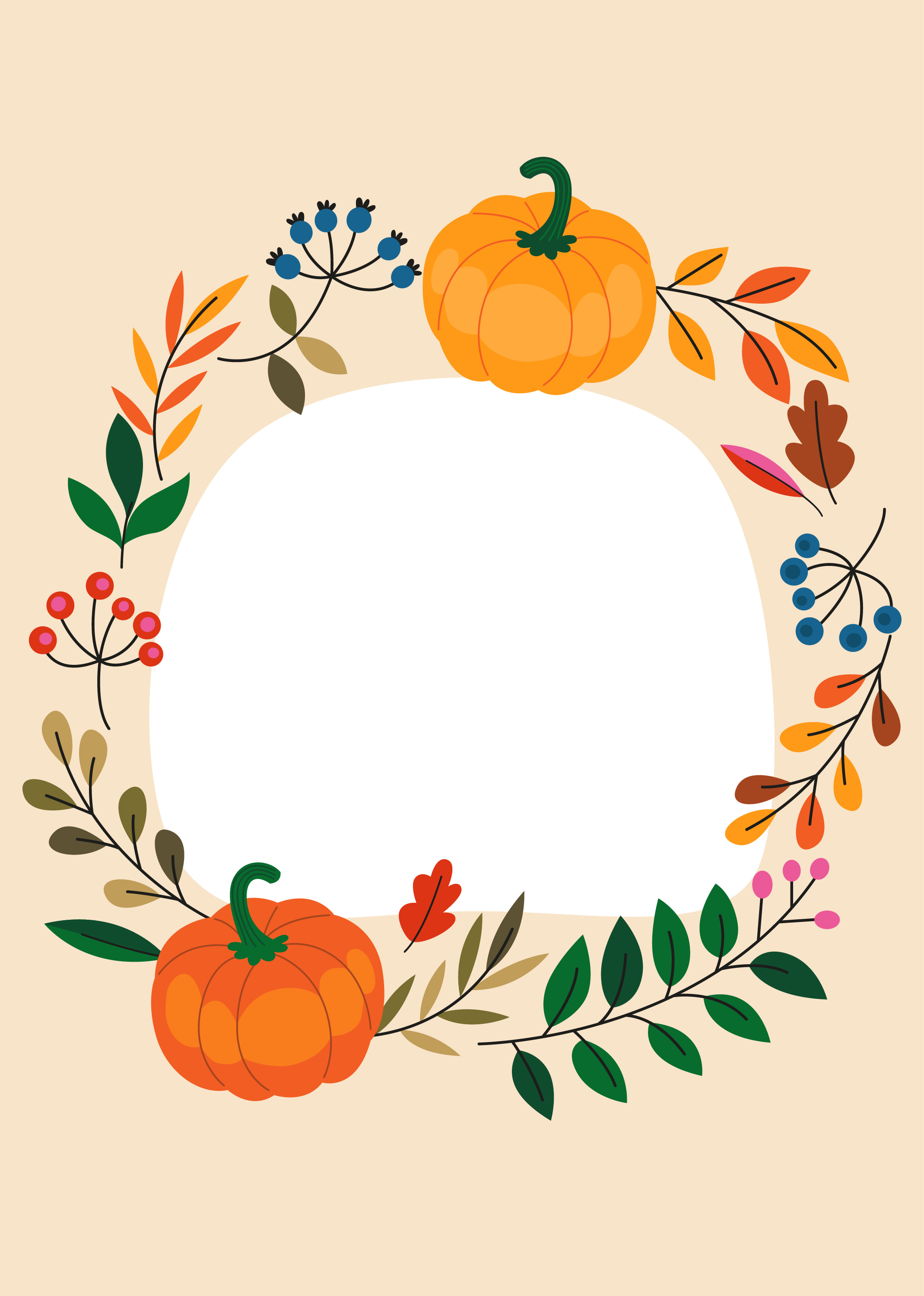 Preview for Autumn-frame-template-fall-background-41f35