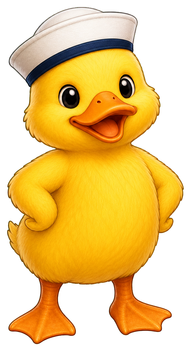 Preview for Duck Sailor Hat Sticker