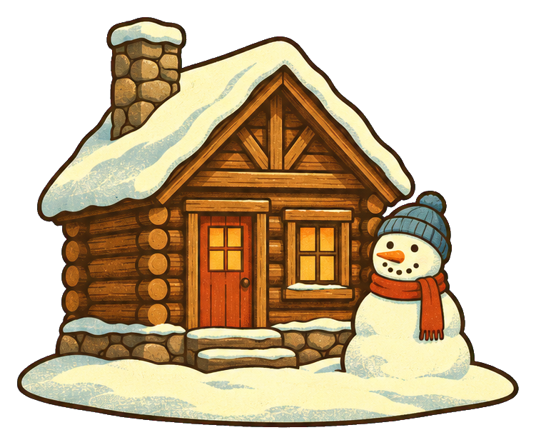 Preview for Cabin And Snowman