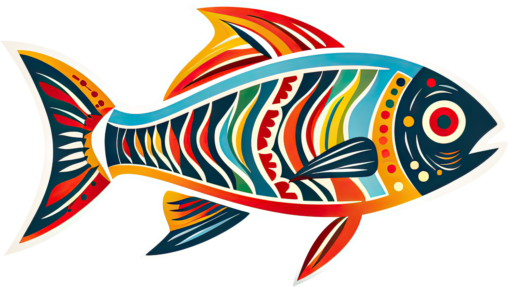 Preview for Colorful-fish-illustration-logo-animal-sticker-8ebf2