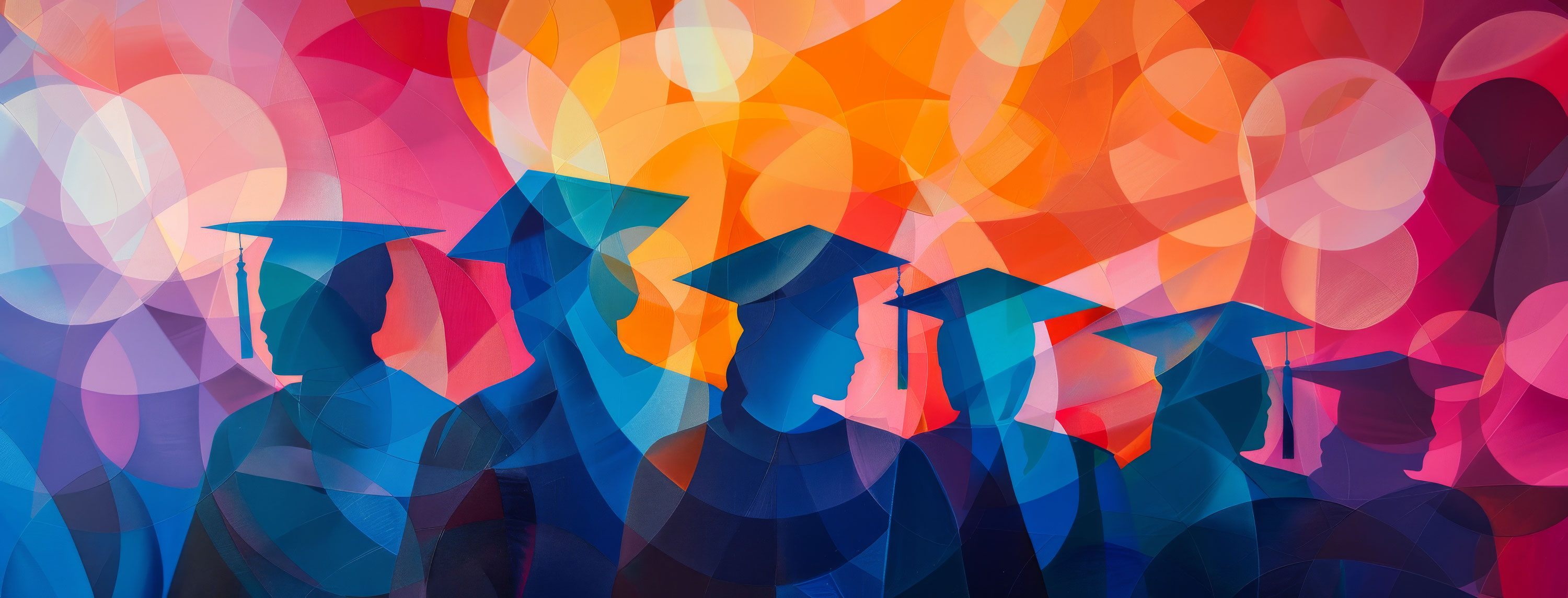 Preview for Low-poly-mountain-landscape-art-graduation-cover-background-74f7a