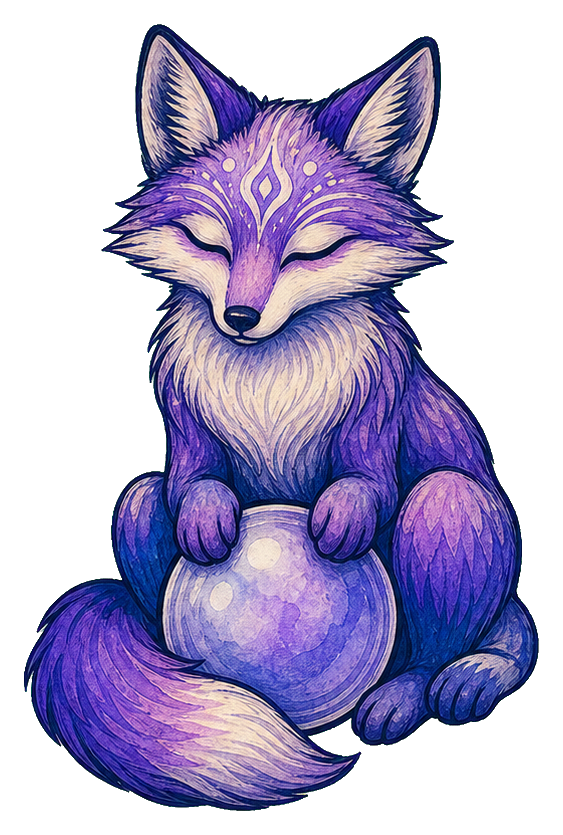 Preview for Sapphire Celestial Fox Sticker