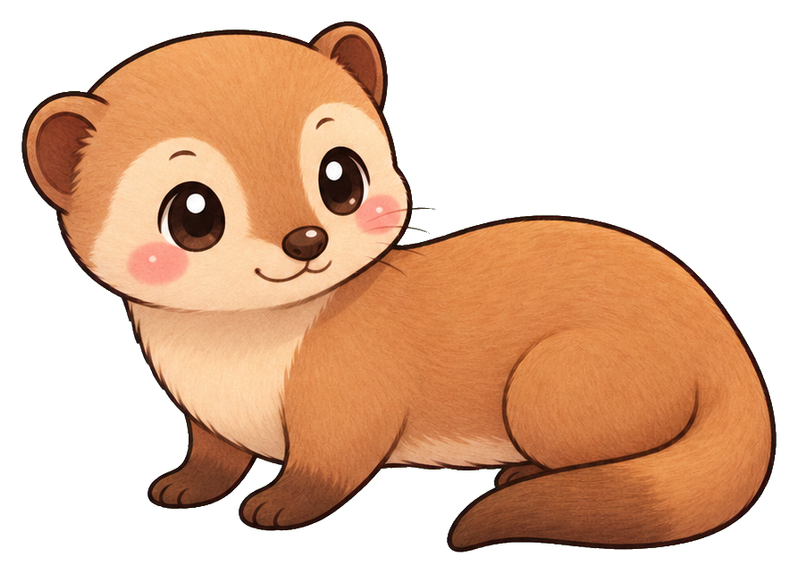Preview for Pastel Mongoose Sticker For Cute Designs