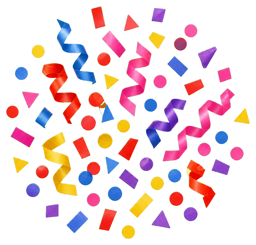 Preview for Confetti Cluster Sticker