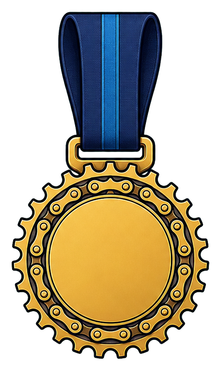 Preview for Cycling Medal Sticker For Sports Designs
