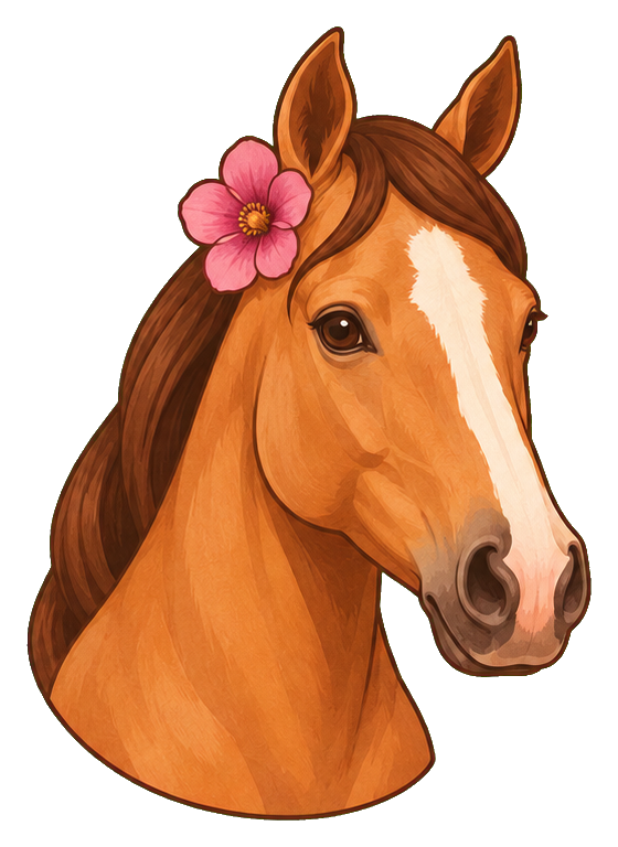 Preview for Cowgirl Horse Head Portrait