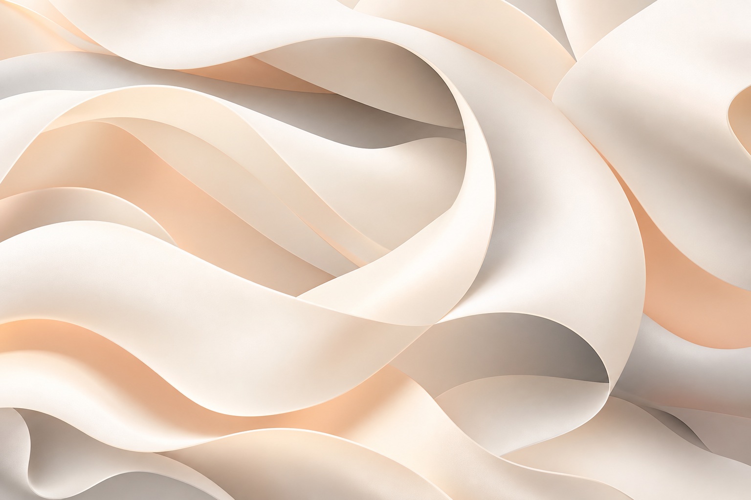 Preview for Ivory 3d Abstract Ribbon Background