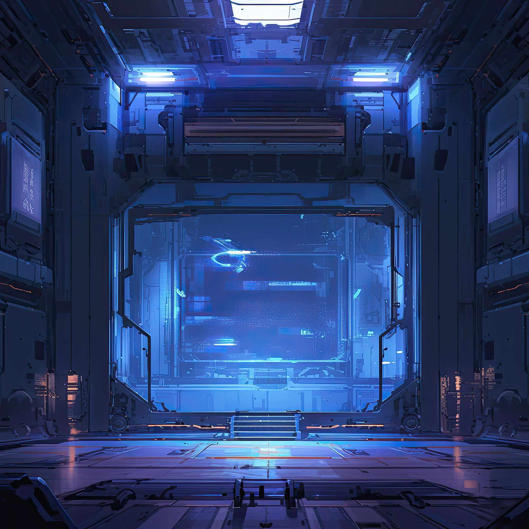 Preview for Futuristic-server-room-design-sci-fi-backdrop-background-17489