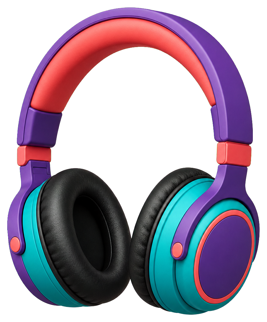 Preview for Headphones Sticker Graphic