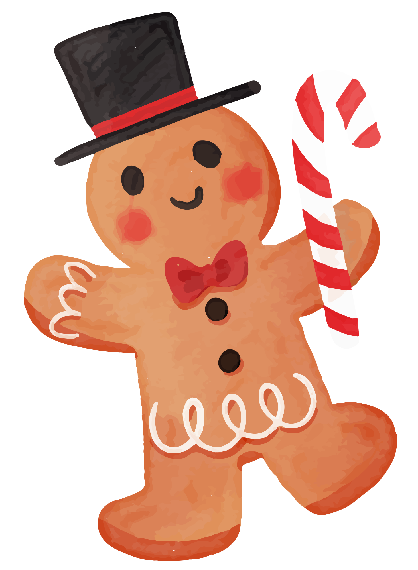 Preview for Gingerbread-man-illustration-watercolor-christmas-sticker-18410
