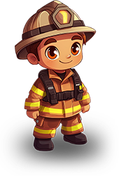 Preview for Cartoon-firefighter-illustration-character-sticker-a363c