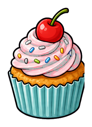 Preview for Cupcake Sticker For Dessert Designs