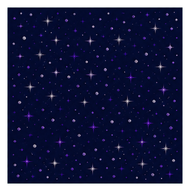 Preview for Cosmic Speckle Square Sticker