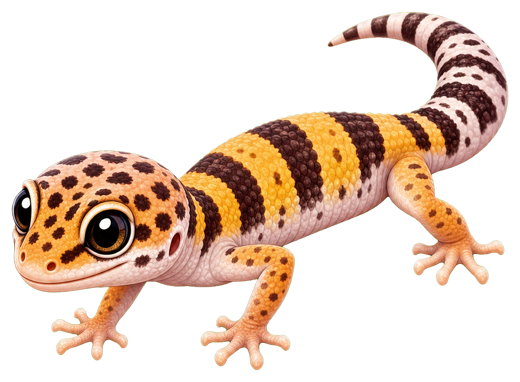 Preview for Banded Gecko Crawl Sticker