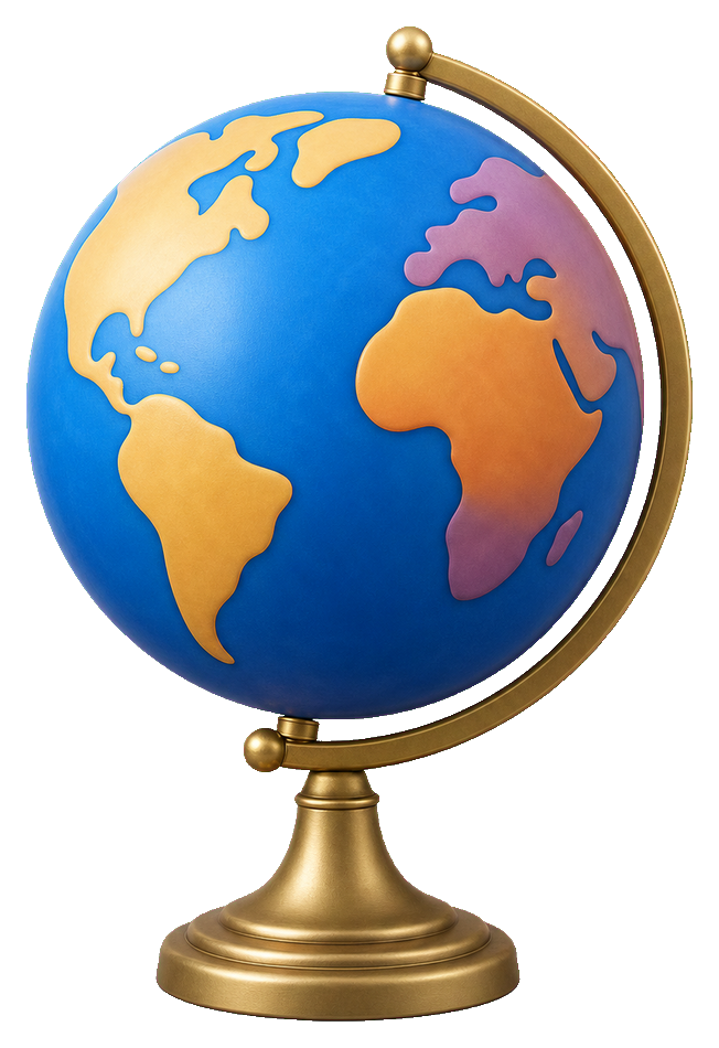 Preview for Globe Travel Sticker Graphic