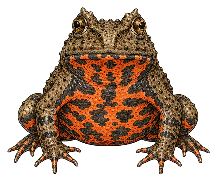Preview for Fire-bellied Toad Sticker