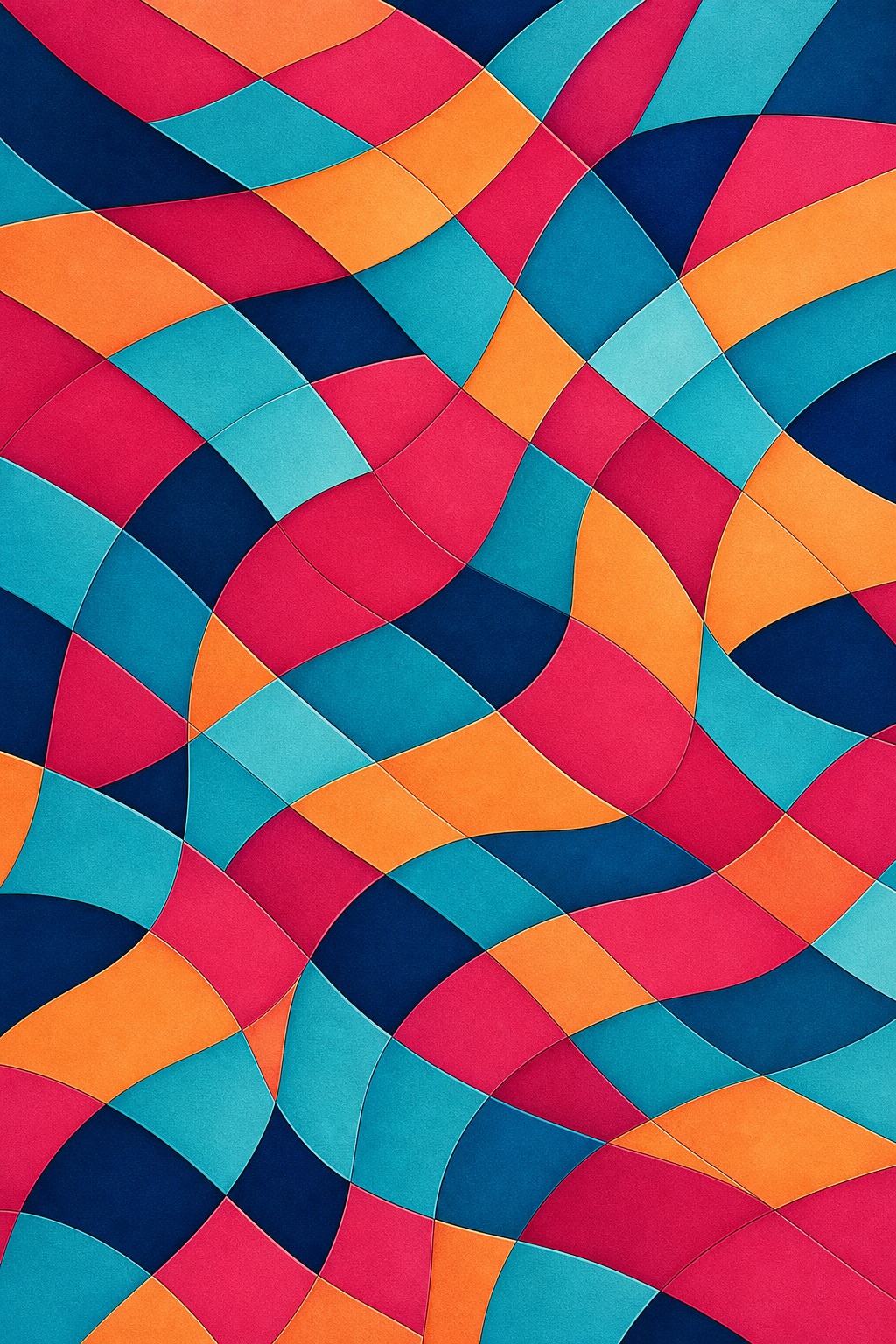 Preview for Aqua Raspberry Apricot Geometric Background